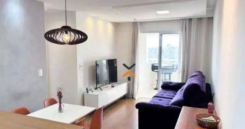 Apartamento com 2 dormitórios à venda, 53 m² por R$ 340.000 - Vila Tibiriçá - Santo André/SP