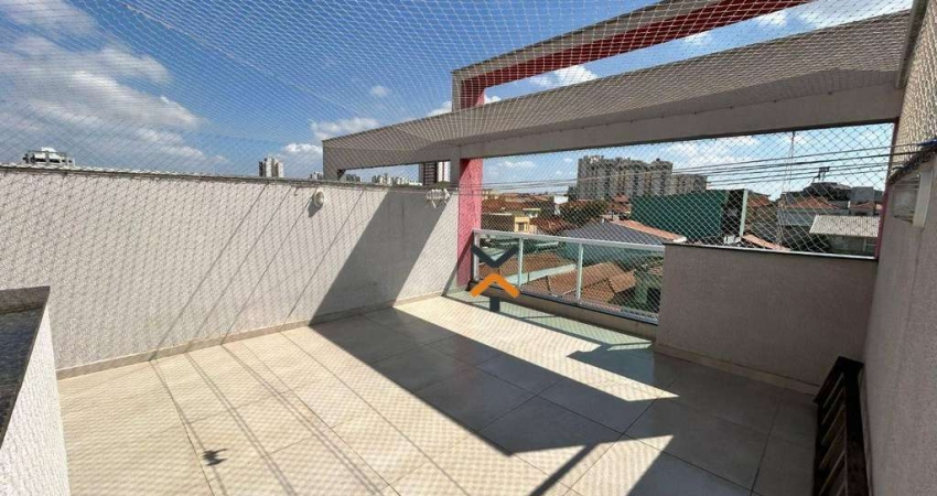 Cobertura com 2 dormitórios à venda, 70 m² por R$ 469.000,00 - Campestre - Santo André/SP