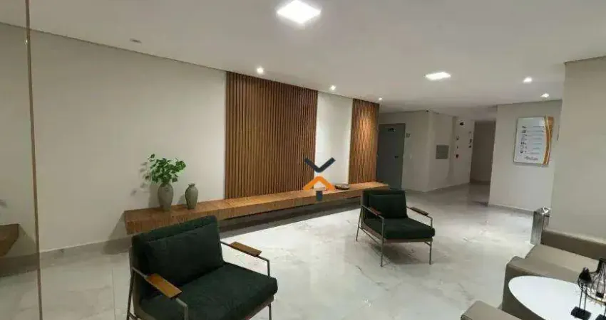 Apartamento com 2 dormitórios para alugar, 59 m² por R$ 3.060,62/mês - Vila São Pedro - Santo André/SP