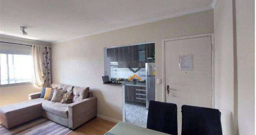 Apartamento com 1 dormitório, 46 m² - venda por R$ 275.000,00 ou aluguel por R$ 2.254,00/mês - Taboão - São Bernardo do Campo/SP