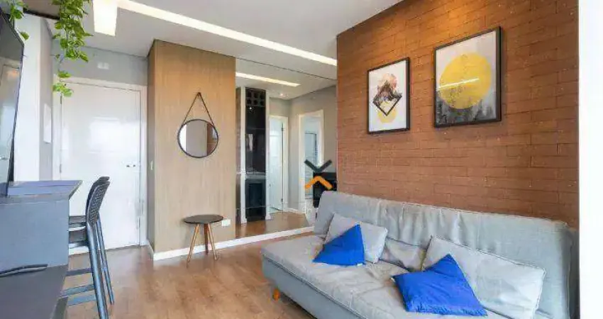 Apartamento com 1 dormitório, 52 m² - venda por R$ 798.000,00 ou aluguel por R$ 5.240,00/mês - Jardim Silvestre - São Bernardo do Campo/SP