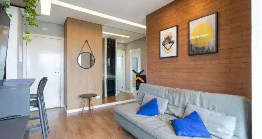 Apartamento com 1 dormitório, 52 m² - venda por R$ 798.000,00 ou aluguel por R$ 5.240,00/mês - Jardim Silvestre - São Bernardo do Campo/SP