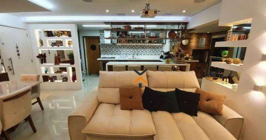 Apartamento com 3 dormitórios à venda, 115 m² por R$ 1.335.000,00 - Jardim - Santo André/SP