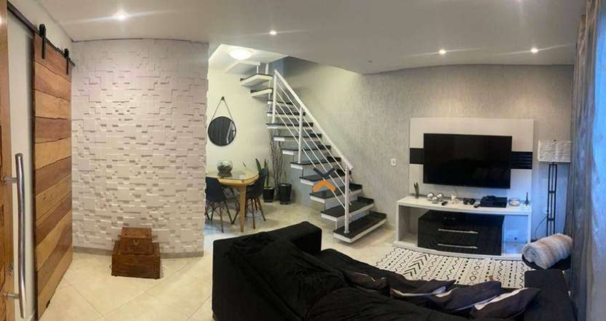 Sobrado com 3 dormitórios à venda, 123 m² por R$ 618.000,00 - Vila Cláudio - Santo André/SP