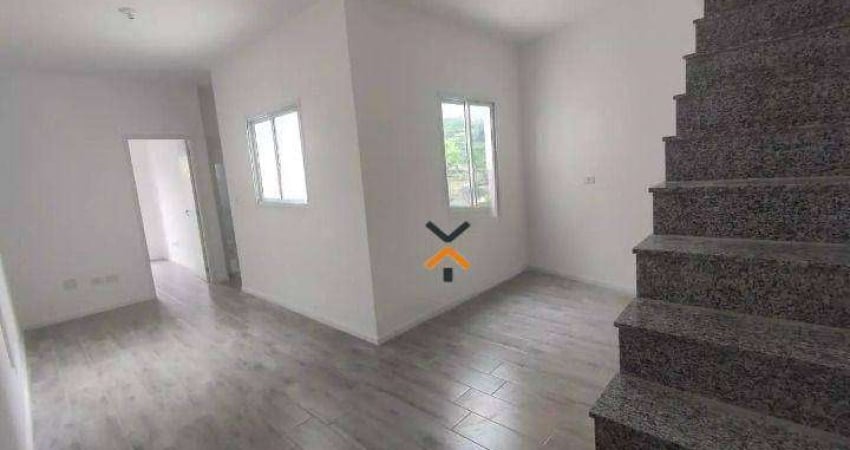 Cobertura com 2 dormitórios para alugar, 90 m² por R$ 2.365,00/mês - Vila Guiomar - Santo André/SP