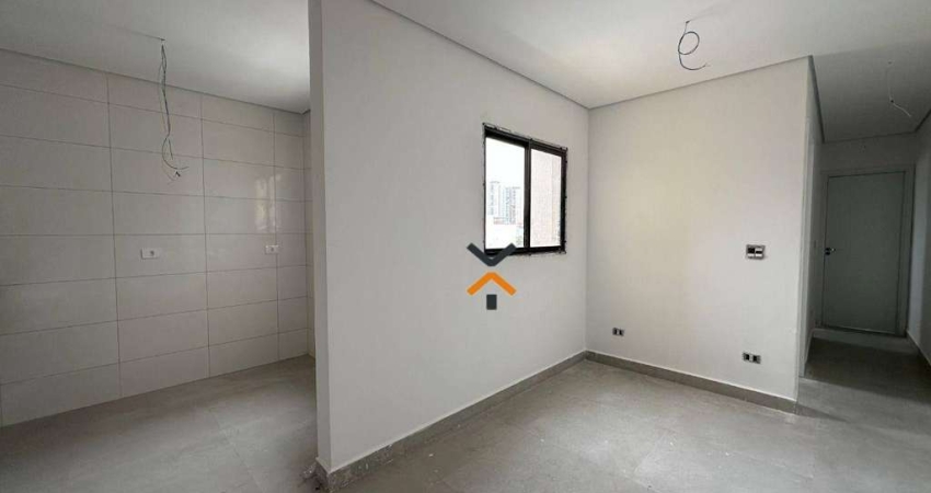 Apartamento com 2 dormitórios para alugar, 49 m² por R$ 2.400,00/mês - Vila São Pedro - Santo André/SP