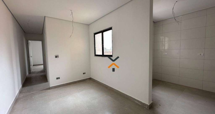 Apartamento com 2 dormitórios para alugar, 49 m² por R$ 2.400,00/mês - Vila São Pedro - Santo André/SP