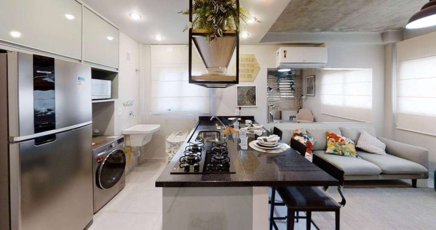 Apartamento com 2 dormitórios, 46 m² - venda por R$ 363.000,00 ou aluguel por R$ 2.895,15/mês - Jardim Jamaica - Santo André/SP