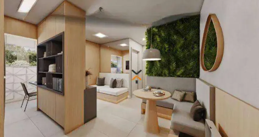 Apartamento com 2 dormitórios à venda, 44 m² por R$ 450.000,00 - Campestre - Santo André/SP