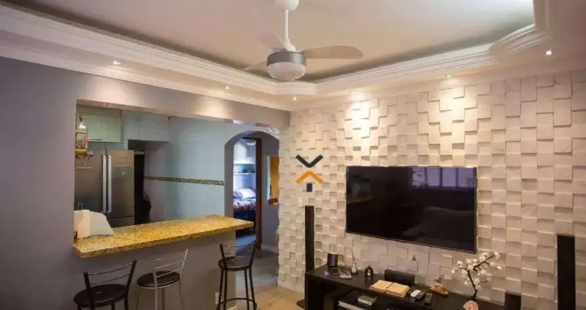 Apartamento com 2 dormitórios, 50 m² - venda por r$ 265.000,00 ou aluguel por r$ 1.995,00/mês - jardim recanto - diadema/sp