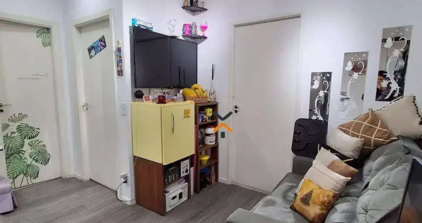 Apartamento com 2 dormitórios para alugar, 42 m² por r$ 4.890,00/mês - barcelona - são caetano do sul/sp