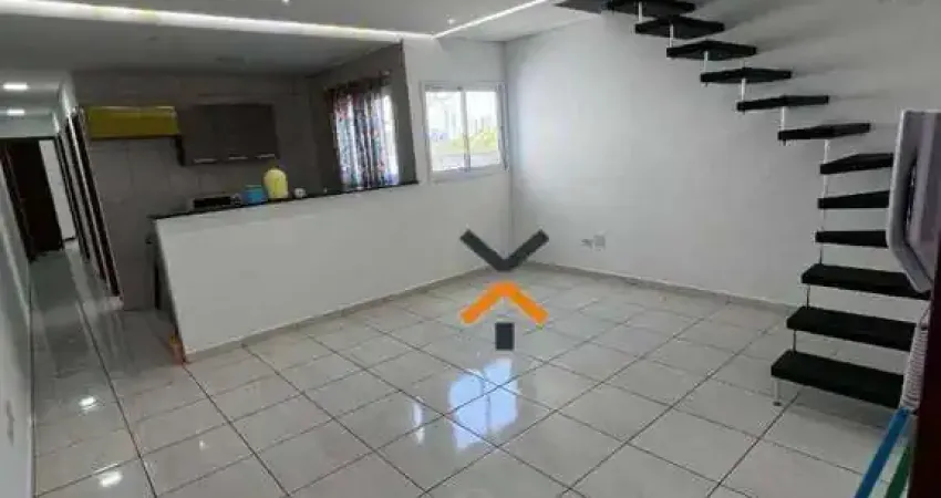 Cobertura com 3 dormitórios à venda, 121 m² por r$ 550.000,00 - vila pires - santo andré/sp