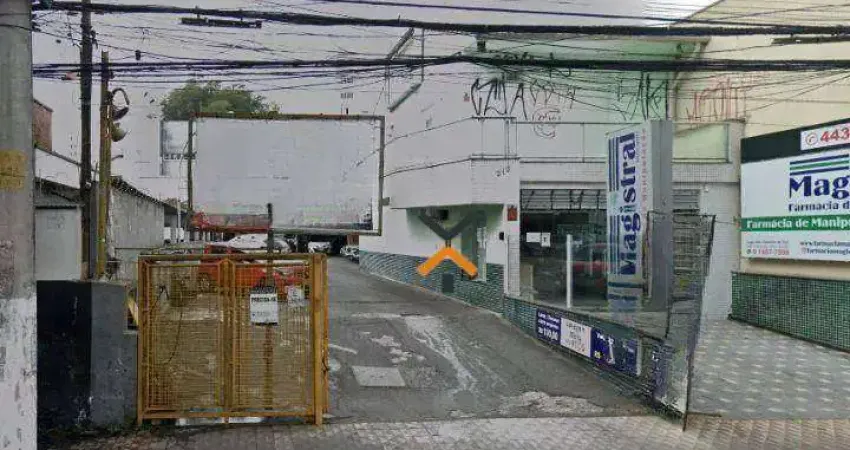Terreno para alugar, 400 m² por r$ 10.293,00/mês - centro - santo andré/sp