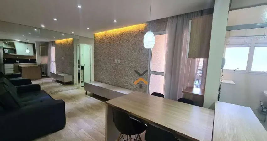 Apartamento com 2 dormitórios para alugar, 47 m² por r$ 4.128,61/mês - planalto - são bernardo do campo/sp