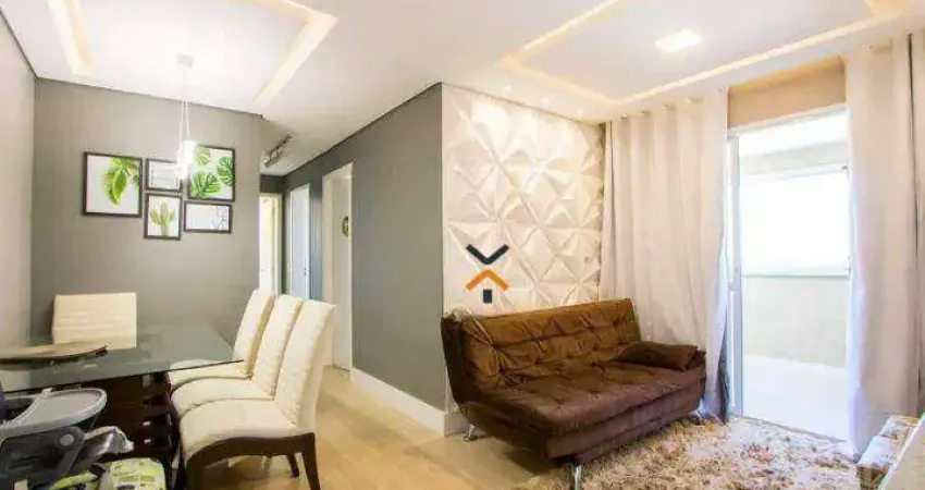 Apartamento com 2 dormitórios à venda, 65 m² por r$ 570.000,00 - vila valparaíso - santo andré/sp