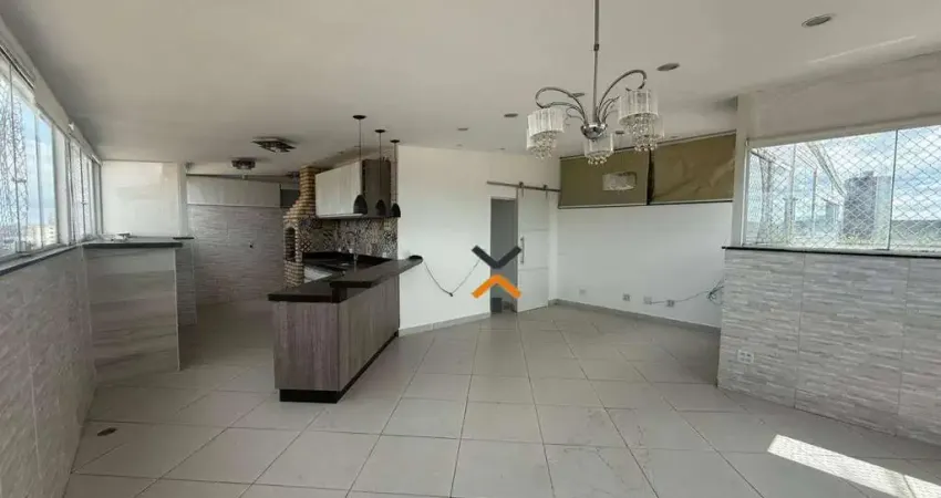 Cobertura com 3 dormitórios, 159 m² - venda por R$ 660.000,00 ou aluguel por R$ 4.860,00/mês - Vila Alzira - Santo André/SP