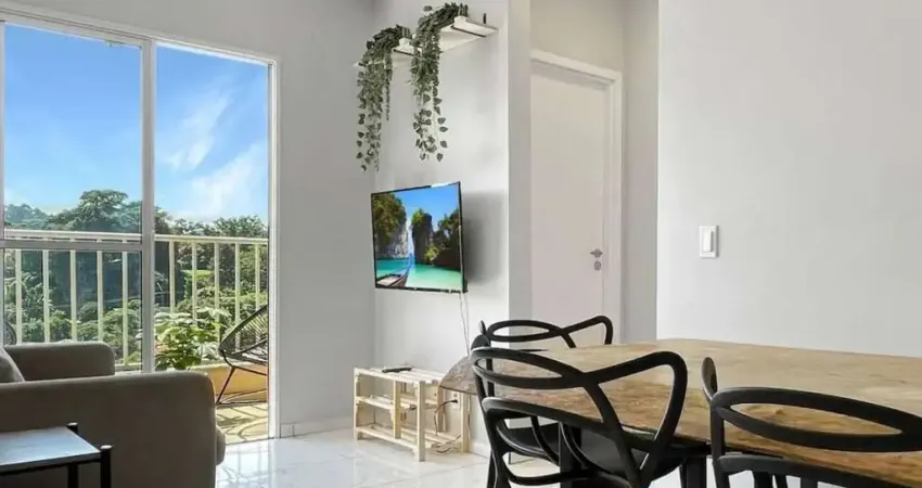 ✅ Apartamento com 2 dormitórios, varanda Cond. Reserva Paiquerê - Cotia