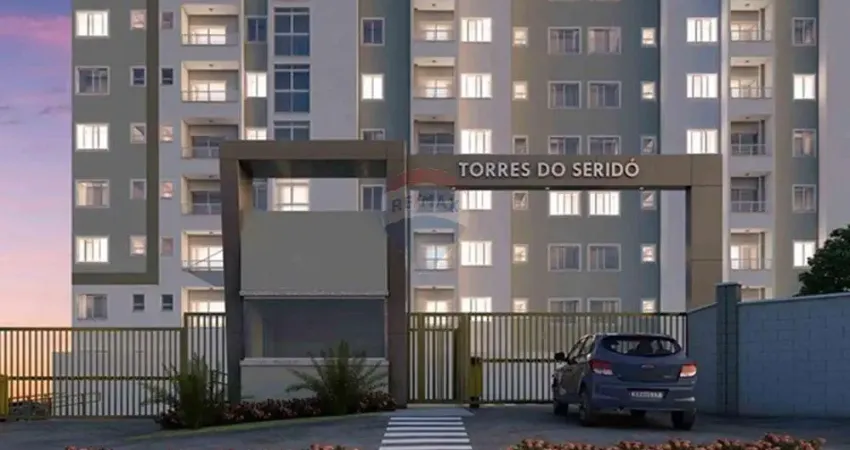 Lançamento/Novo ZS - Vendo Apartamento 2/4 no Condomínio Torres do Seridó Nova Parnamirim (Aceita Financiamento)