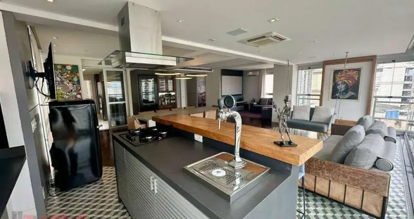 Apartamento com 4 dormitórios à venda, 220 m² por r$ 4.950.000,00 - campo belo - são paulo/sp