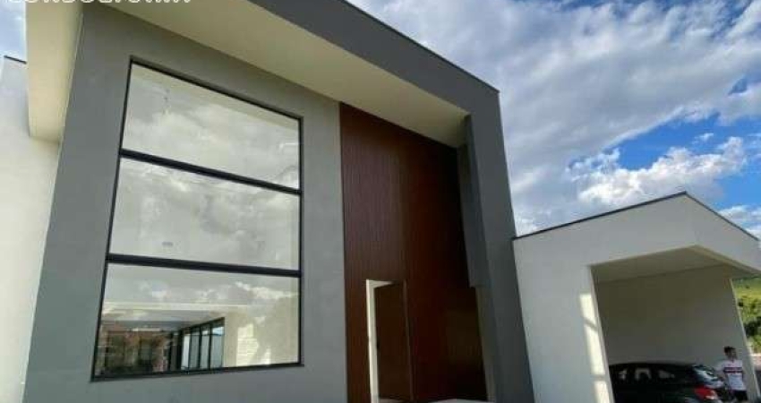Casa de luxo à venda no Condomínio Figueira Garden em Atibaia,  4 quartos todos suítes, 6 vagas de garagem, piscina, espaço gourmet,  lazer completo!