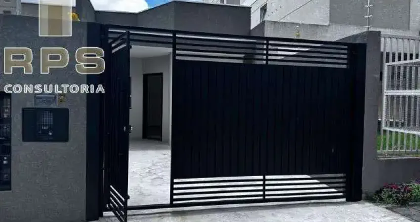 Casa nova , totalmente térrea ! Área construída : 70 m² ,Com 02 dormitórios , sendo 01 suite  Cozinha em conceito aberto  Lavanderia , garagem