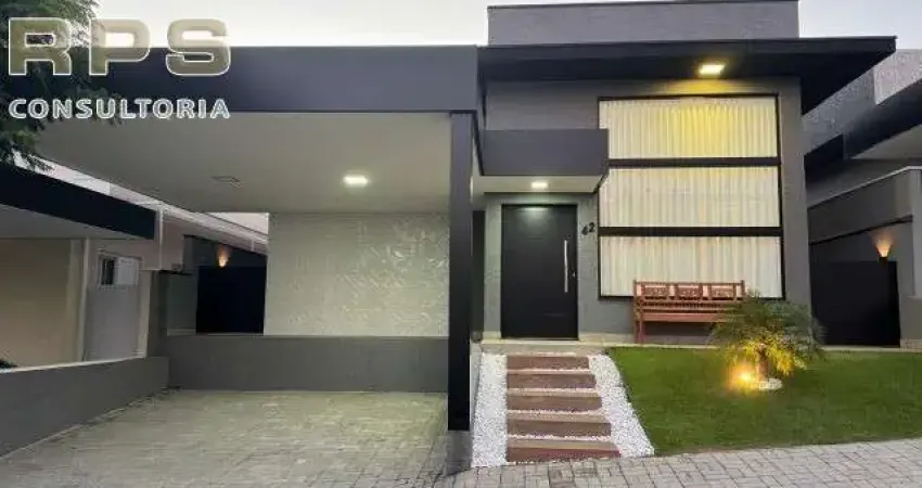 Casa térrea para venda no condomínio buona vita em atibaia rico em planejados