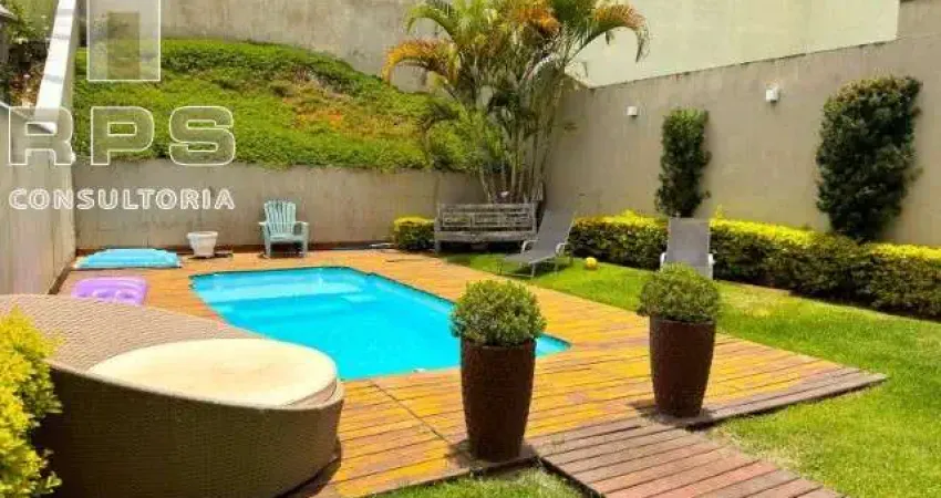 Sobrado no jardim Paulista com 3 suítes, área gourmet com piscina e escritório.