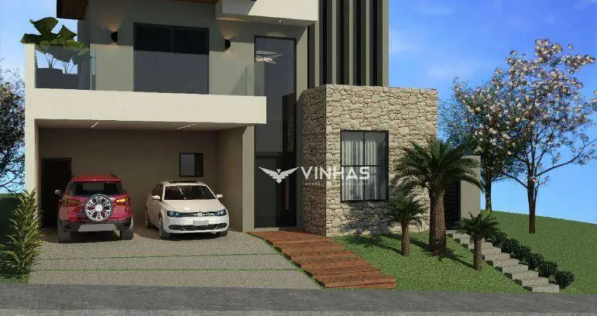 Sobrado com 3 dormitórios à venda, 214 m² por R$ 1.620.000,00 - Residencial Terras Do Vale - Caçapava/SP