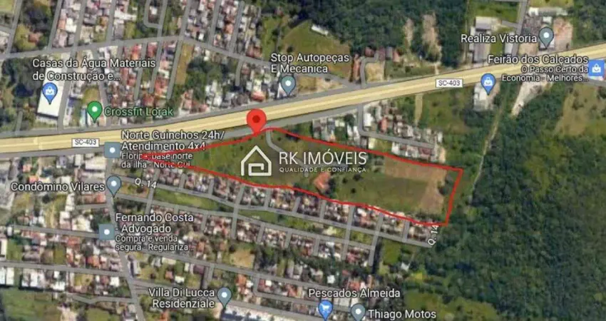 Terreno à venda na Rodovia Armando Calil Bulos, Vargem Grande, Florianópolis