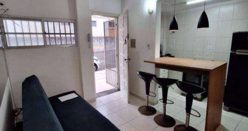 Apartamento com 2 dormitórios para alugar, 52 m² por R$ 1.900,00/mês - Vila Guilhermina - Praia Grande/SP