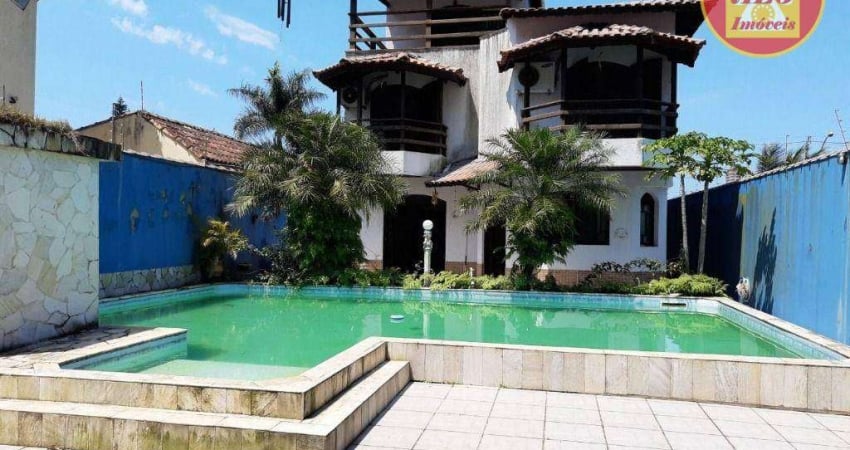 Sobrado com 6 dormitórios à venda, 327 m² por R$ 1.920.000,00 - Canto do Forte - Praia Grande/SP