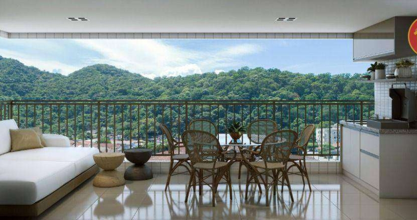 Apartamento com 3 dormitórios à venda, 105 m² por R$ 946.000,00 - Canto do Forte - Praia Grande/SP