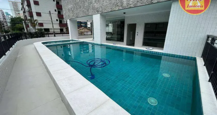Apartamento vista mar com 3 quartos à venda, 109 m² por R$ 920.000 - Vila Guilhermina - Praia Grande/SP
