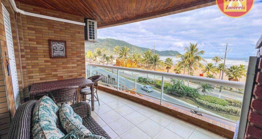 Apartamento com 3 quartos à venda - frente para o mar - 114 m² por R$ 970.000 - Canto do Forte - Praia Grande/SP