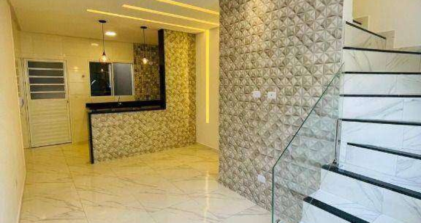 Sobrado com 2 dormitórios à venda, 40 m² por R$ 335.000,00 - Ocian - Praia Grande/SP