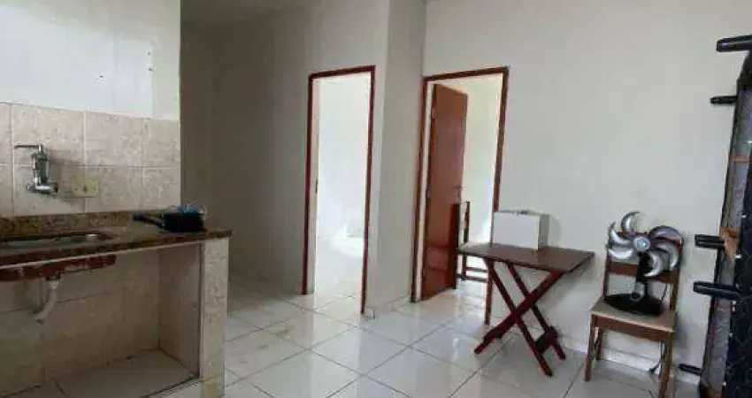 Apartamento com 2 dormitórios para alugar, 40 m² por r$ 1.200,00/mês - vila guilhermina - praia grande/sp