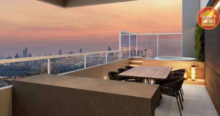 Apartamento Garden com 2 dormitórios à venda, 100 m² por R$ 589.900 - Canto do Forte - Praia Grande/SP