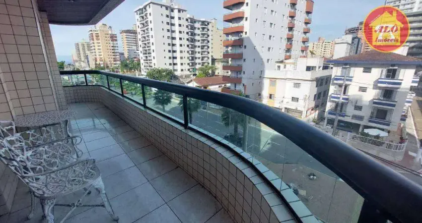 Apartamento com 2 dormitórios à venda, 80 m² por r$ 480.000,00 - vila guilhermina - praia grande/sp