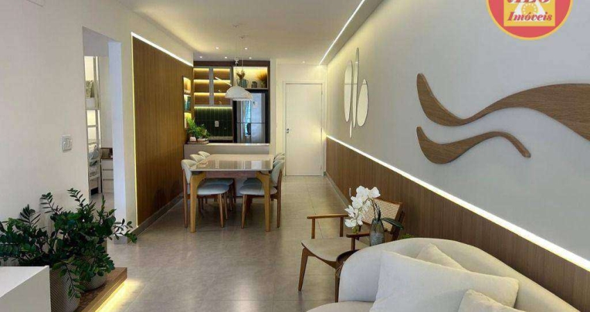 Apartamento com 2 quartos à venda, 101 m² por R$ 954.500 - Canto do Forte - Praia Grande/SP
