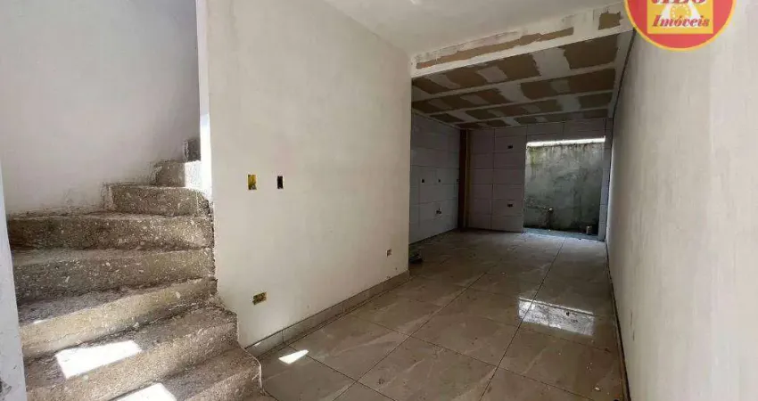 Sobrado com 2 quartos à venda, 57 m² por R$ 387.000 - Vila Guilhermina - Praia Grande/SP