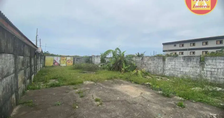 Terreno à venda, 300 m² por R$ 280.000 - Ribeirópolis - Praia Grande/SP