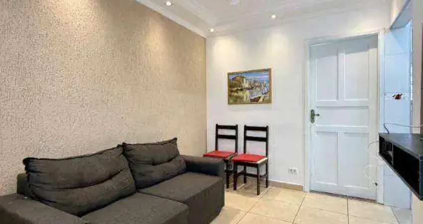 Apartamento com 1 quarto à venda, 35 m² por R$ 225.000 - Vila Guilhermina - Praia Grande/SP