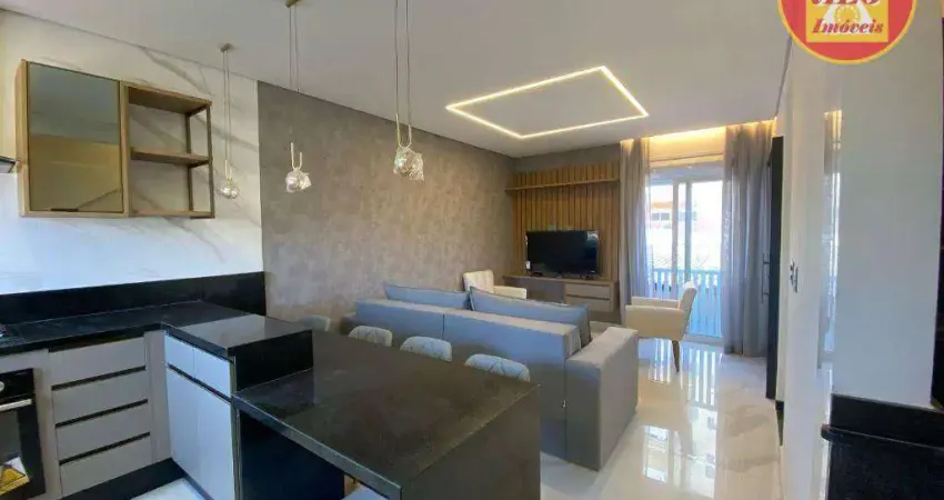 Sobrado com 2 quartos à venda, 88 m² por R$ 600.000 - Vila Guilhermina - Praia Grande/SP
