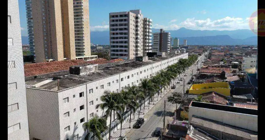 Kitnet com 1 quarto à venda, 32 m² por r$ 215.000 - mirim - praia grande/sp