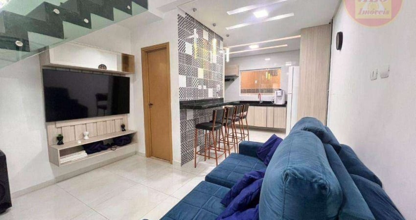 Sobrado com 2 quartos à venda, 48 m² por R$ 385.000 - Bairro Caiçara - Praia Grande/SP
