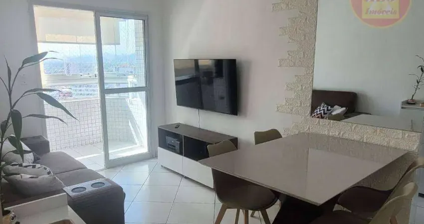 Apartamento com 2 quartos à venda, 60 m² por r$ 450.000 - vila guilhermina - praia grande/sp