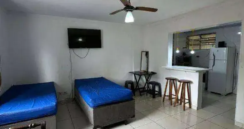 Kitnet com 1 quarto à venda, 32 m² por r$ 245.000 - vila guilhermina - praia grande/sp