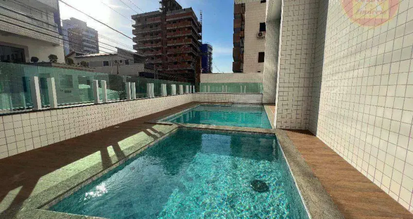 Apartamento com 2 quartos à venda, 70 m² por r$ 420.000 - aviação - praia grande/sp