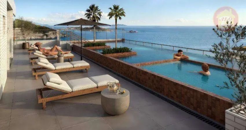 Studio com 1 quarto à venda, 56 m² por r$ 541.056 - centro - são vicente/sp