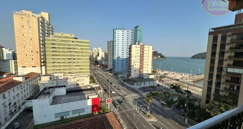 Apartamento vista mar com 2 quartos à venda, 89 m² por r$ 550.000 - são vicente